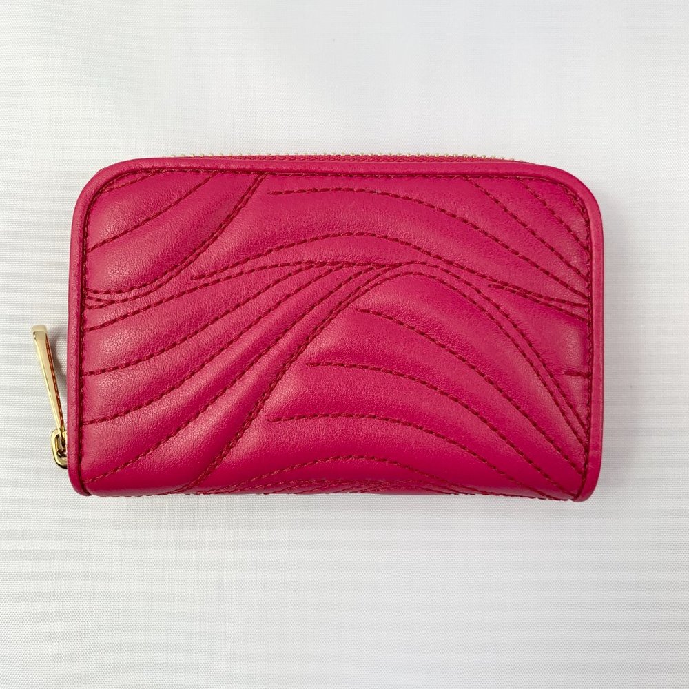 Salvatore Ferragamo Zippered Change Purse in Pink
